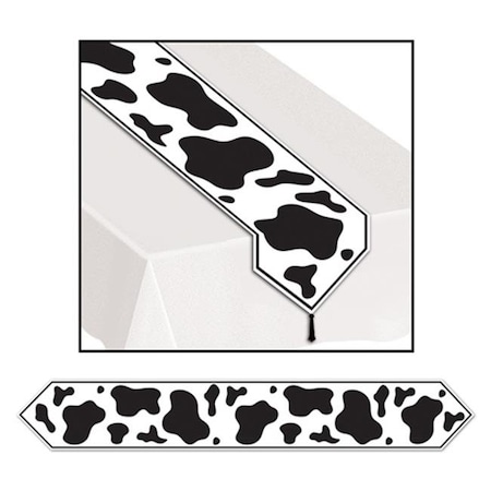 Beistle 57200 Printed Cow Print Table Runner Pack Of 12